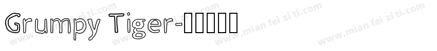 Grumpy Tiger字体转换